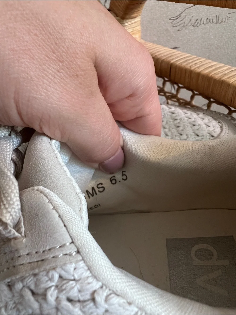 Dolce vita woven knit sneakers